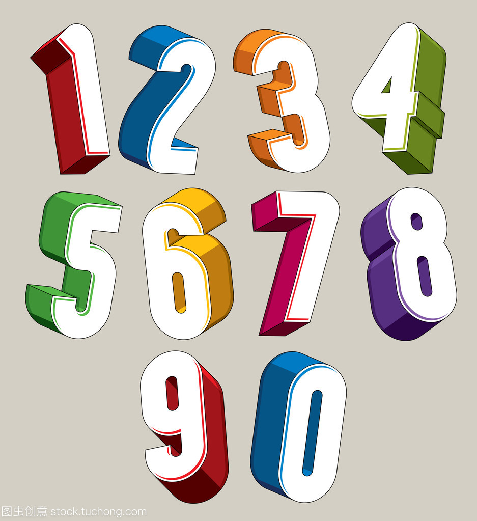 圆形状三维数字集 数字广告设计的革新力量